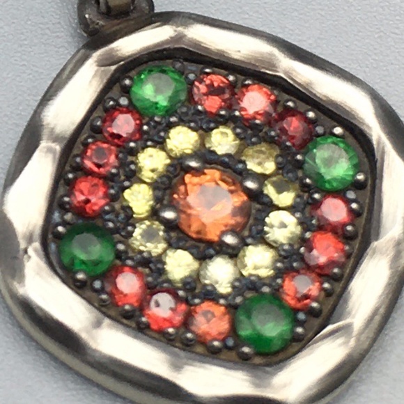 Sterling Silver Semi-Precious Necklace Xmas NWOT - Picture 5 of 6